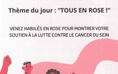 Jeudi rose au Roc Fleuri grâce aux 1ères Bac Pro SAPAT !