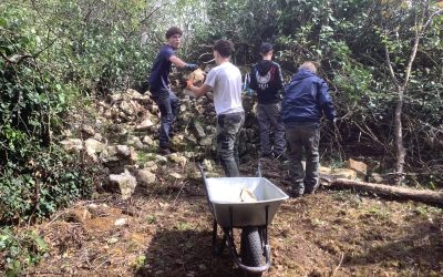 Les CAP JP 2 récupèrent des pierres pour de futures constructions !