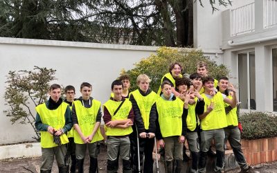 🌿 Chantier école en partenariat avec le Crédit Agricole de Ruffec