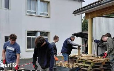 🌿🛠️ Un beau projet collectif des CAP JP au service du cadre de vie ! 🌳✨