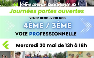 ✨ Focus sur les 4èmes – 3èmes : un tremplin vers la voie professionnelle !